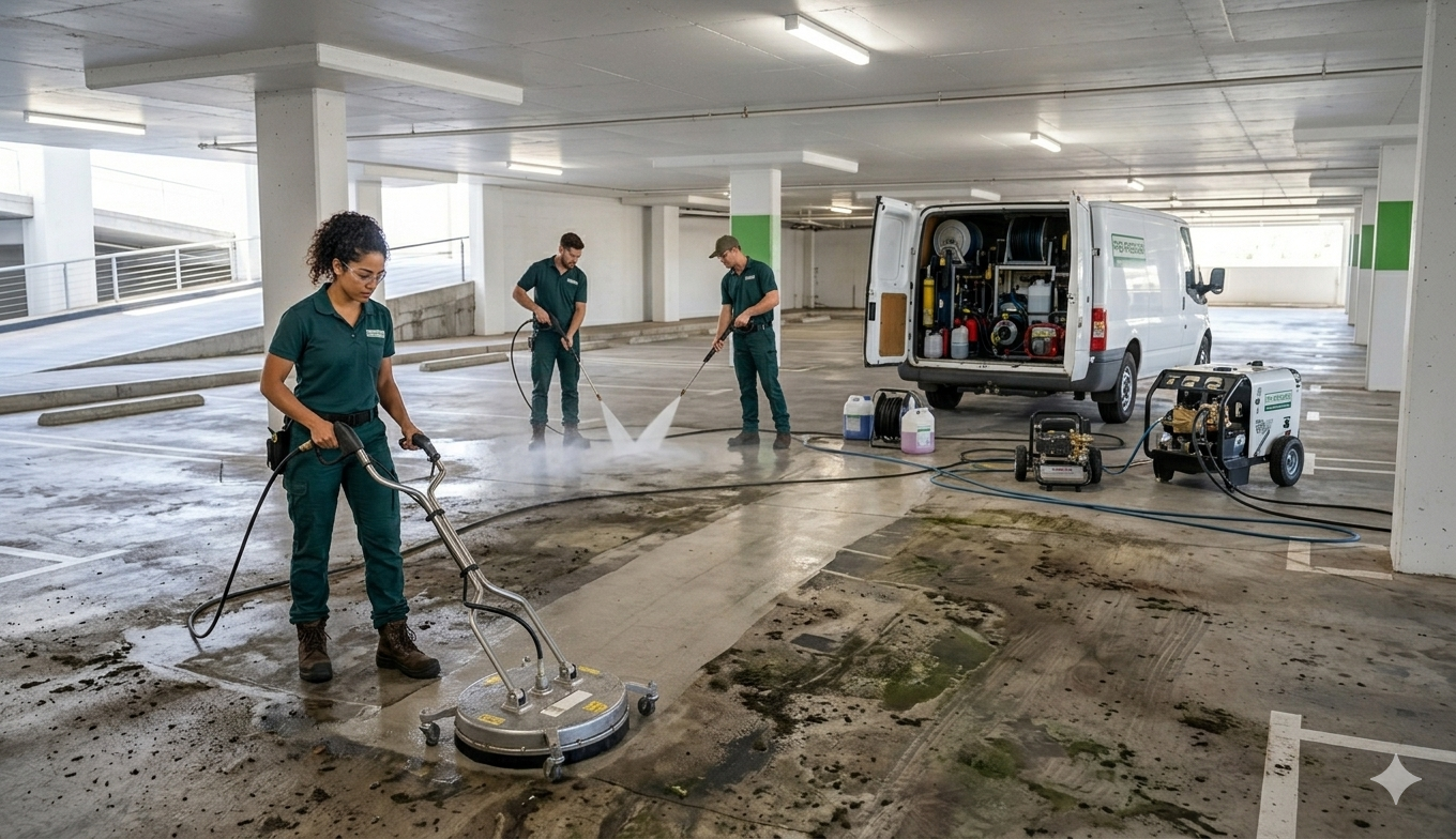 Commercial pressure washing Melbourne