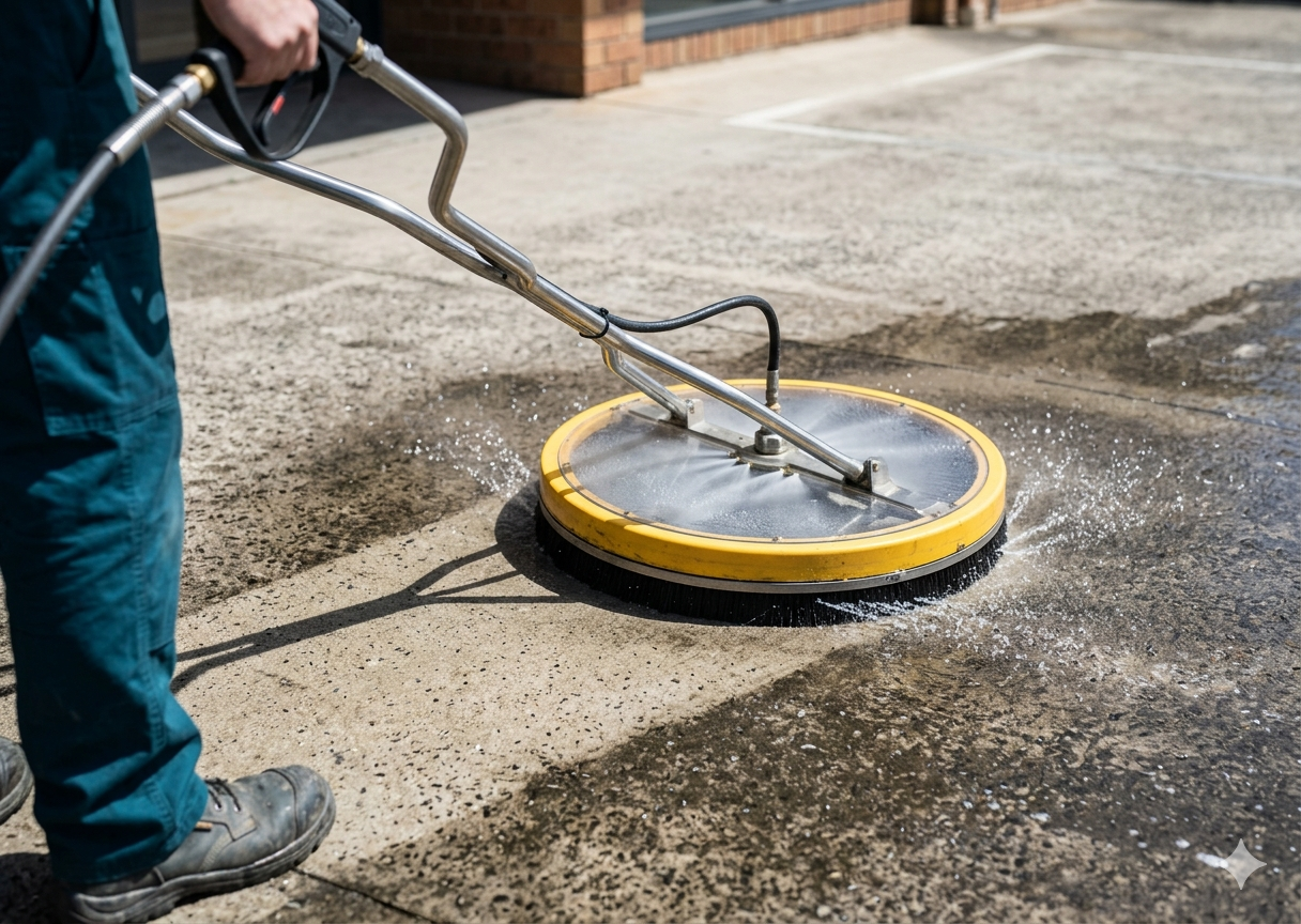 Concrete pressure washing Melbourne